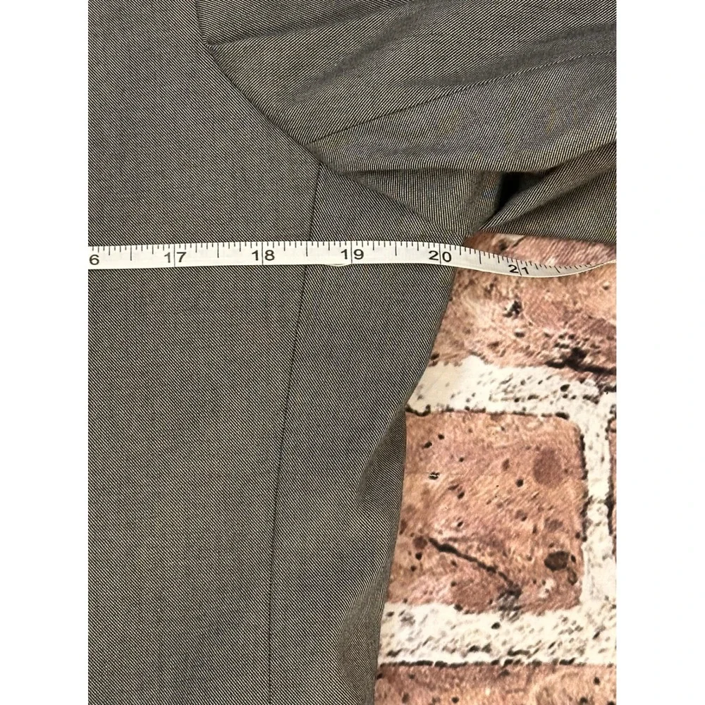Banana Republic Men's 40R Modern Slim Fit Grey Cotton Blend 2 Button Blazer